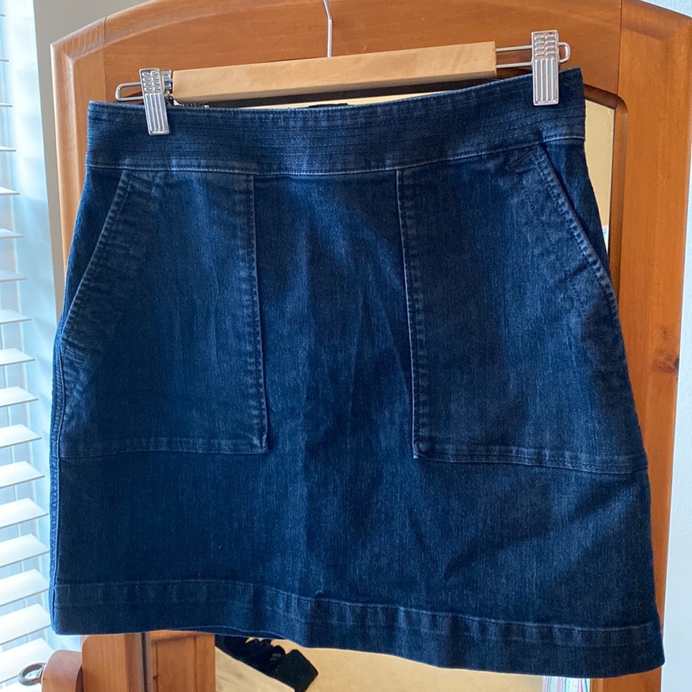 Loft Denim Skirt with pockets